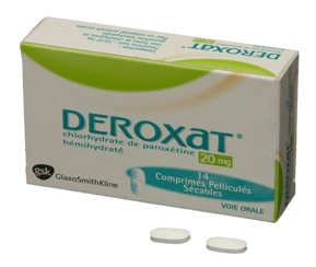 DEROXAT (paroxétine, médicament antidépresseur)